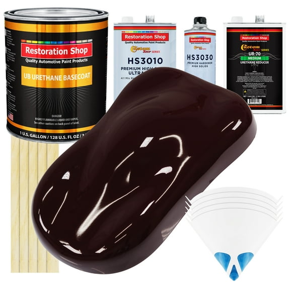 Royal Maroon Premium Gallon Kit URETHANE BASECOAT Car Auto Paint Kit