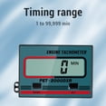 thumbnail image 3 of Tacómetro De Motosierra De Inducción Digital De Mano, Tacómetro De Motosierra Digital Resistente Pantalla LCD De Impermeabilización IP65 Para ATV, 3 of 7
