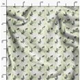 thumbnail image 2 of Soimoi Green Rayon Fabric Tree Animal Printed Fabric 1 Yard 58 Inch Wide, 2 of 6