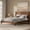 Brown, variant on URTR Full Size Bamboo Platform Bed with Tall Headboard – Solid Wood Frame, No Box Spring Needed, Support Slats, Natural Finish – Ideal for Bedroom, Guest Room, Dorm, Brown