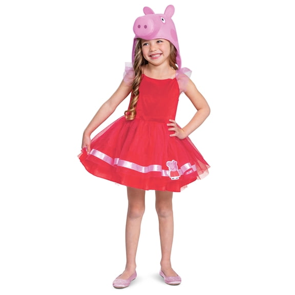 Peppa Pig Peppa Tutu Halloween Costume for Children, Toddlers Size 2T, by Disguise