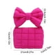 thumbnail image 3 of pstuiky Bolso bandolera de mujer con lazo plisado, bolso de hombro, color liso, 3 of 6