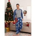 thumbnail image 5 of MINTREUS Men's Pajama Set Lightweight Sleepwear Long Sleeve Shirts and Bottoms Soft Comfy Pjs with Pockets, 5 of 7