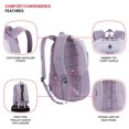 thumbnail image 2 of SwissGear 8171 Laptop Backpack, Lavender/Light Purple, 18.5 Inches, 2 of 5