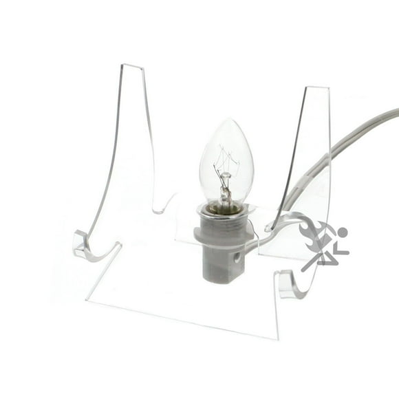 OnFireGuy 3-1/2" Lighted Clear Acrylic Display Stand Easel Qty 1