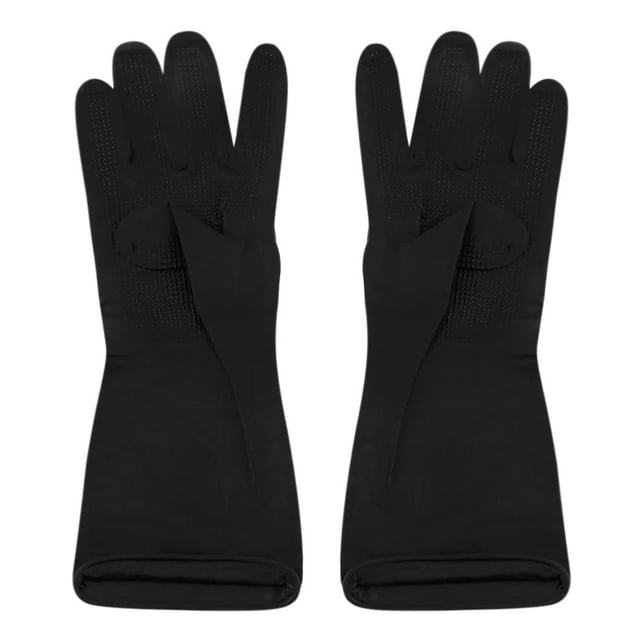Guantes para El Champú para La Permanente Del Coloración Del Látex Herramientas Gruesas(S)