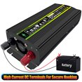 thumbnail image 2 of Inversor Coche Sinusoidal Pura 12 V A 220 V LED Pantalla Voltaje Enchufe Estándar Europeo (6000 W), 2 of 9