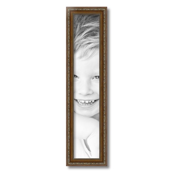 ArtToFrames 5x26 inch Dark Gold Picture Frame, Gold Wood Poster Frame (4553)
