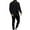 Black, variant on Men Leisure Splicing Knitting Zipper Cardigan Sweater Set