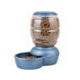 thumbnail image 5 of Petmate Replendish Dog and Cat Feeder With Microban, Pearl Peacock, 2 lbs, 5 of 9