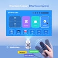 thumbnail image 4 of Magcubic HY300Pro+ Upgraded Voice Control Smart Projector, 8K 1080P Supported, Android 14 WiFi6 BT 5.4, Auto Keystone 180°Freestyle Projector for Home Gaming & Outdoor, White, 4 of 12