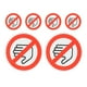 thumbnail image 2 of 6 etiquetas de seguridad, pegatinas de advertencia de "No tocar", sellos de sobres, etiquetas de "No usar" para oficina, tienda, restaurante, negocio, 2 of 8