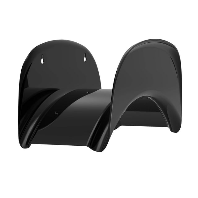 Soporte de pared Gardzen para colgar mangueras, resistente, 29 x 14 x 14 cm, color negro