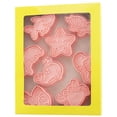 thumbnail image 3 of Moldes de grabación en relieve de galletas con forma de animal de dibujos animados, moldes de placas de prensa de Fondant de chocolate, moldes para hornear Chef Stamper Gadgets tipo 1 8 piezas seitruly HA009513-01B, 3 of 6