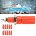 thumbnail image 4 of Prise Banane, 10Pcs 4mm Cuivre + Connecteur Banane ABS Flexible pour Circuit Rouge, Noir, 4 of 8
