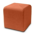 thumbnail image 3 of Jaxx Monroe Square Foam Ottoman with Stain Resistant Performance Fabric, Small (18 x 18), Canyon Orange, 3 of 6