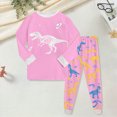 thumbnail image 2 of HFHAPW Toddler Boys Girls Pajamas 2 Piece Set Long Sleeve Pullover Top and Pants Print Pjs Sleepwear Fall Winter Pj Clothing Outfit, 2 of 5