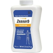 Zeasorb Prevention Super Absorbent Powder Foot Care 2.5 oz (Pack of 4)