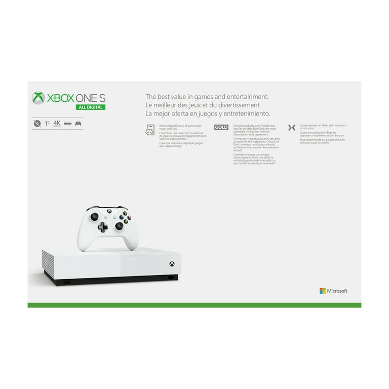 Microsoft Xbox One S All-Digital Edition Gaming Console