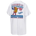 thumbnail image 3 of Youth Mitchell & Ness  White Los Angeles Dodgers Cooperstown Concession T-Shirt, 3 of 3