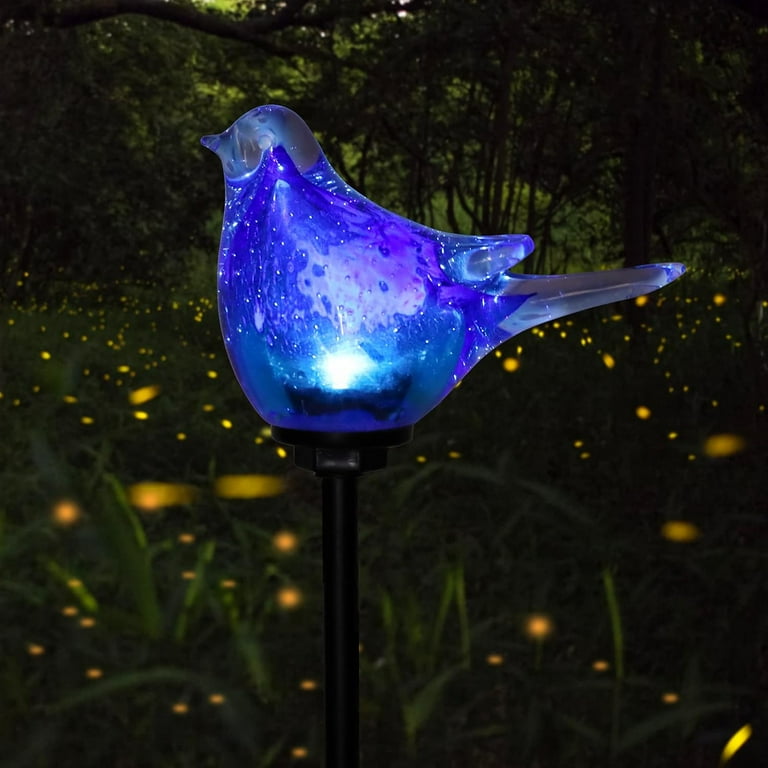 MUMTOP Solar Powered Bluebird Garden Stake, 30.5