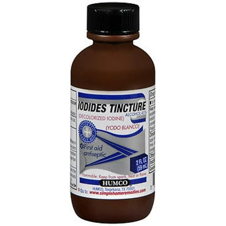 Humco Iodide Tincture Decolorized Antiseptic, 2 fl