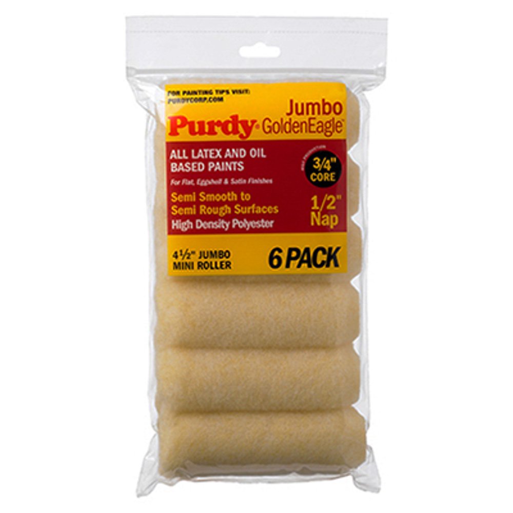Purdy 140624623 Jumbo Mini Roller Cover, Golden Eagle, 41/2 x 1/2In