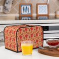 thumbnail image 6 of Sikiie Yellow And Red Maple Leaves Toaster Covers 2 Slice Dustproof Toaster Cover Bread Machine Cover, Dustproof Cover - 11.4" x 7.5" x 7.9", 6 of 7