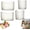 Set*1, variant on Crystal Clear Freezer Storage Bins 4 Pack Plastic Durable Stackable Accessories with Handles Kitchen Organization for Refrigerator and Pantry Frozen Food, Meat & Veggies (Green*4 L)