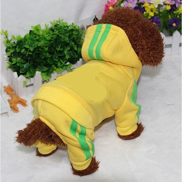 Ropa para cachorros de perro de peluche Ropa para cachorros Ropa para mascotas Otoño e invierno en comparación con la ropa para cachorros de oso de cuatro patas