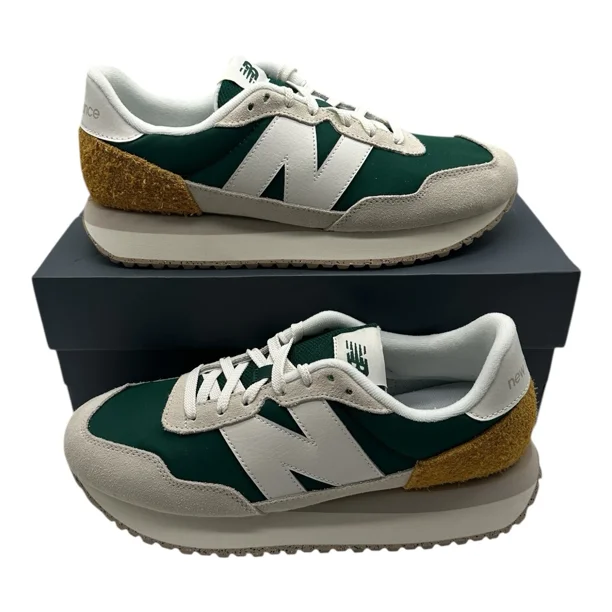 New Balance 237 Shoes Mens 11.5 D Green Grey Casual Lifestyle Sneakers MS237RTY