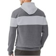 thumbnail image 5 of Donemore Men's Thermal Hoodie Waffle Knit Fleece Lined Comfort Fit Casual Athletic Pullover, 5 of 9