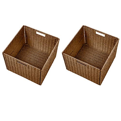 Trademark Innovations Wicker Storage Basket, "Set of 2"