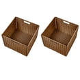 thumbnail image 3 of Trademark Innovations Wicker Storage Basket, "Set of 2", 3 of 11
