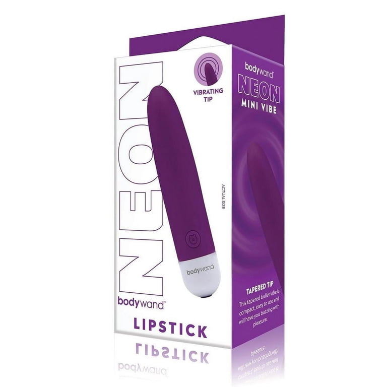 Bodywand Mini Lipstick Bullet Vibrator, Neon Purple - Walmart.com Bodywand Mini Lipstick Bullet Vibrator, Neon Purple - Walmart.com