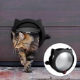 thumbnail image 2 of Puerta para perros y gatos pequeños shaofei con 4 formas de bloqueo color Blanco, 2 of 5