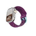 thumbnail image 4 of UAG Apple Watch Band 49/46/45/44mm iWatch Series Ultra 1-3/4-11/SE 1-3, Silicone Adjustable Waterproof Sporty Replacement Watch Strap, Civilian Deep Purple Synth/Aqua, 4 of 8