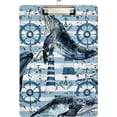 thumbnail image 2 of FMSHPON Whale Anchor Clipboard Hardboard Wood Nursing Clip Board and Pull for Standard A4 Letter 13x9 inches, 2 of 8