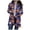 Blue, variant on Shirt Van Gogh Gift Starry Night Long Open Front Cardigans for Women Long Sleeve Clothing Lightweight Sweater Purple for Size S
