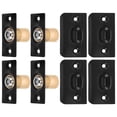 thumbnail image 1 of Minkissy 4pcs Ball Catch Door Hardware Copper Black Concealed Design For Cabinets Home Use, 1 of 8