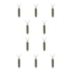 thumbnail image 3 of Sonducket Abalorio de columna hexagonal, fabricación exquisita, regalos de vacaciones, colgantes colgantes, abalorios de cristal, pendientes, llaveros, Aventurina verde 10piezas Sonducket CBP375840, 3 of 4