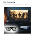 thumbnail image 3 of Jumpingount Gafas 3D Obturador activo Mano de obra fina Operación simple de larga duración Carga USB Gafas de película de seguridad recargables Lentes Jumpingount AP018874-00, 3 of 6