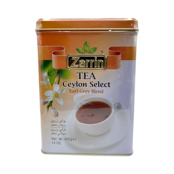 Zarrin Tea Ceylon Select Earl Grey Blend - Chai - چای ممتاز سیلان