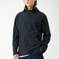 thumbnail image 1 of Mceream Veste de Protection Solaire Raffinée pour Hommes avec Poches Tunique Mode à Capuche en Soie Glacée Confortable Manches Longues Coupe-Vent de Travail Grande Taille Vêtements d'Extérieur Ropa Para Invierno Hombre Bleu Foncé TTTG, 1 of 6
