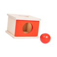 thumbnail image 2 of Yinanstore Wooden Object Permanence Box s Recognition Blocks Educational Tool Wooden Shape Matching Box for Kids Holiday Present red, 2 of 5