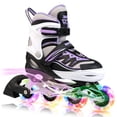 thumbnail image 1 of Patines en línea 2PM SPORTS Cytia Purple para niñas con ruedas iluminadas, 1 of 7