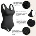 thumbnail image 6 of SHAPEVIVA Shapewear Bodysuit V Neck Tank Tops for Women Tummy Control Waist Trainer Vest Full Body Shaper, 6 of 6
