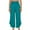 Mint Green, variant on Women's Casual Loose Fit Cropped Pants with Pockets - Mid Rise for Yoga, Sports & Dining - Easy Wash Summer Wear