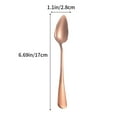 thumbnail image 3 of Gnmfd Stainless Steel Scraper Spoon Mud Spoon Fruit Supplement Household Serrated Food Spoon for Baby Cooking Meal Prep Kitchen, 3 of 6