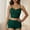 Green, variant on Womens 2 Piece Pajamas Set Sleeveless Tank and Boxer Short Spaghetti Tops Loungewear Out Going Wear